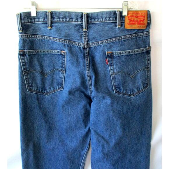 Levi's 550 Men's Medium Wash Straight Leg Blue Jeans Size 38 X 32 - Picture 5 of 8